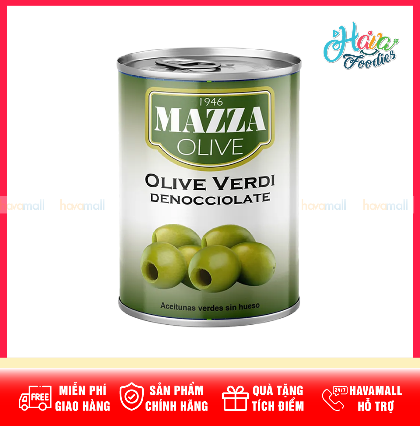 Oliu Pitted Olives Imported from Italy Mazza 340g – Mazza Pitted Olives