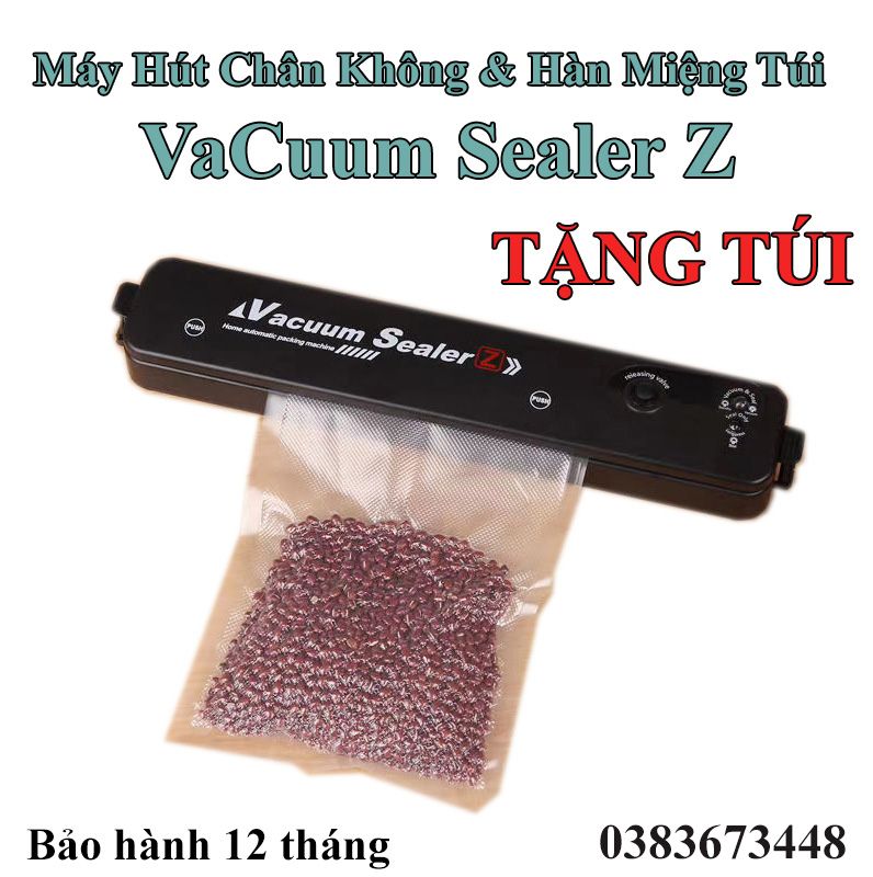 Máy hút chân không chè mini, máy dập miệng túi bóng - máy hút chân không cao cấp nhập khẩu kiêm máy hàn miệng túi + tặng túi hút máy hút chân không cao cấp nhập khẩu kiêm máy hàn miệng túi