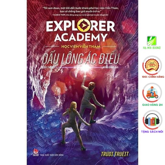 Sách - explorer academy - học viện viễn thám - tập 2 - dấu lông ác điểu - nxb kim đồng