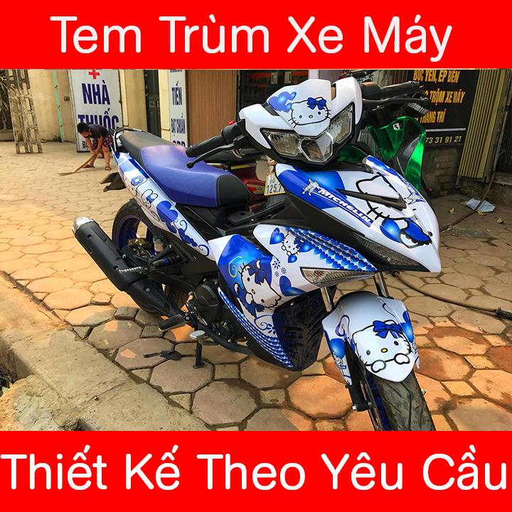 Tem Trùm Dán Xe Exciter 150 Kitty