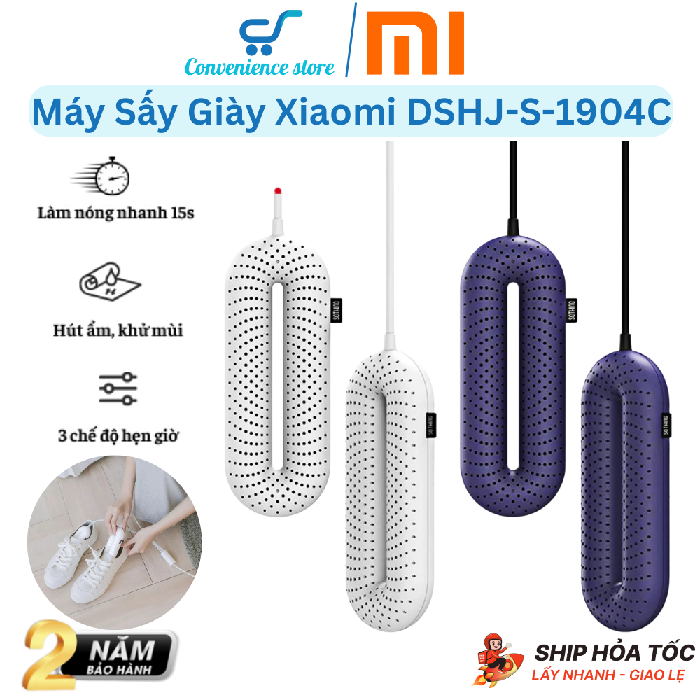 Máy Sấy Giày Xiaomi Sothing DSHJ-S-1904C - Máy Sấy Giày Đa Năng, Khử Mùi Giầy Tất Vớ Dép Hiệu Quả Với Chế Độ Hẹn Giờ Chính Hãng - Bảo Hành 2 Năm