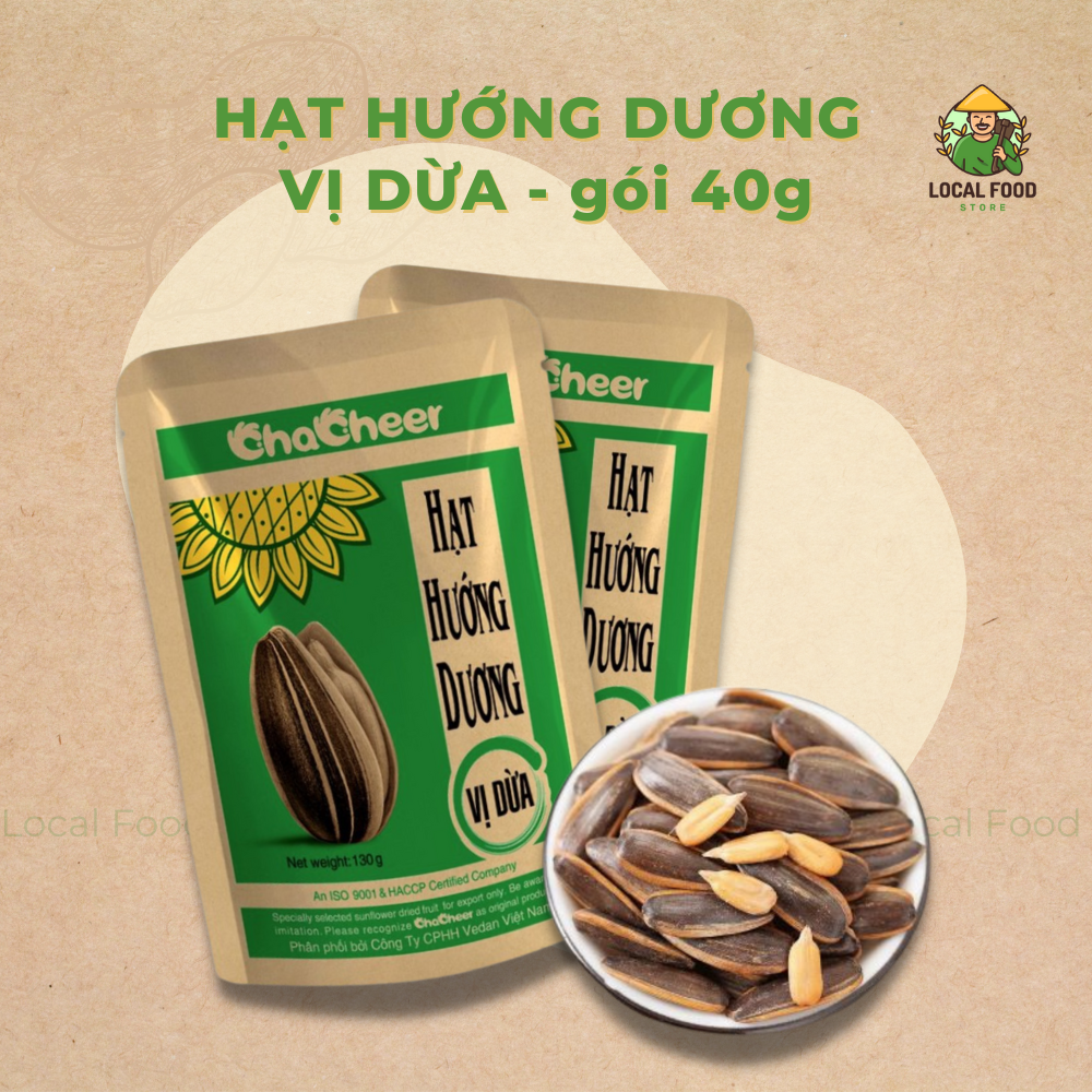 Hạt hướng dương vị dừa gói 40g - date mới