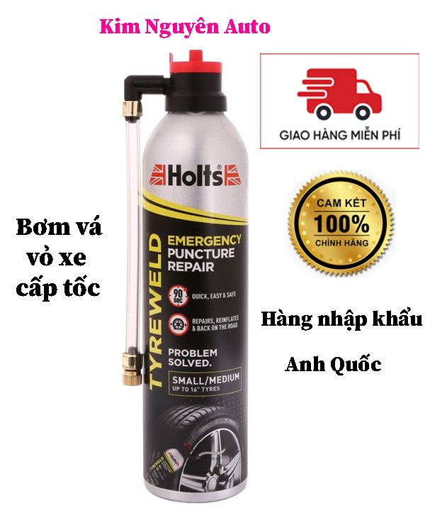 Bơm vá vỏ xe cấp tốc nhập khẩu Anh Quốc 400ml