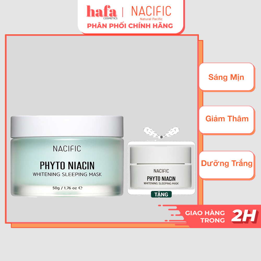Mặt Nạ Ngủ Dưỡng Trắng Da NACIFIC Phyto Niacin Whitening Sleeping Mask 50g _ NACIFIC Chính Hãng