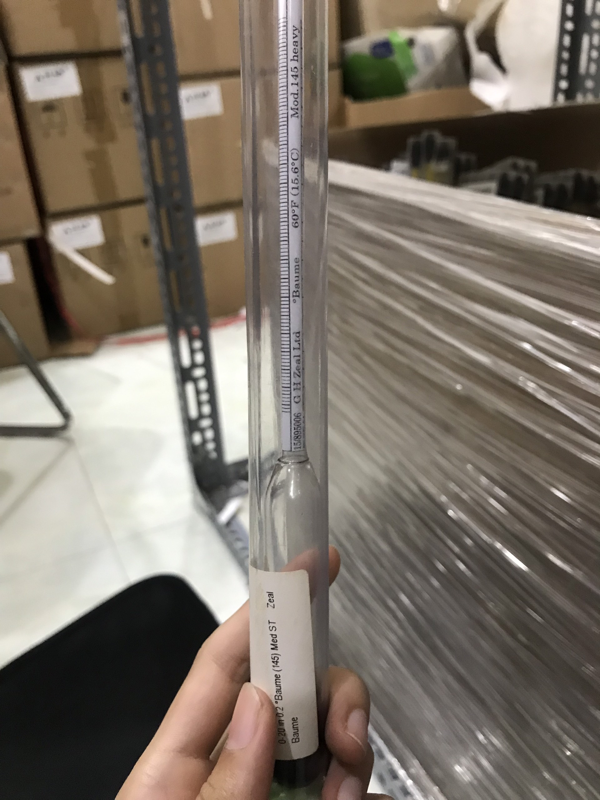Baume kế 230mm long range 0/20 code: d0510 zeal - anh