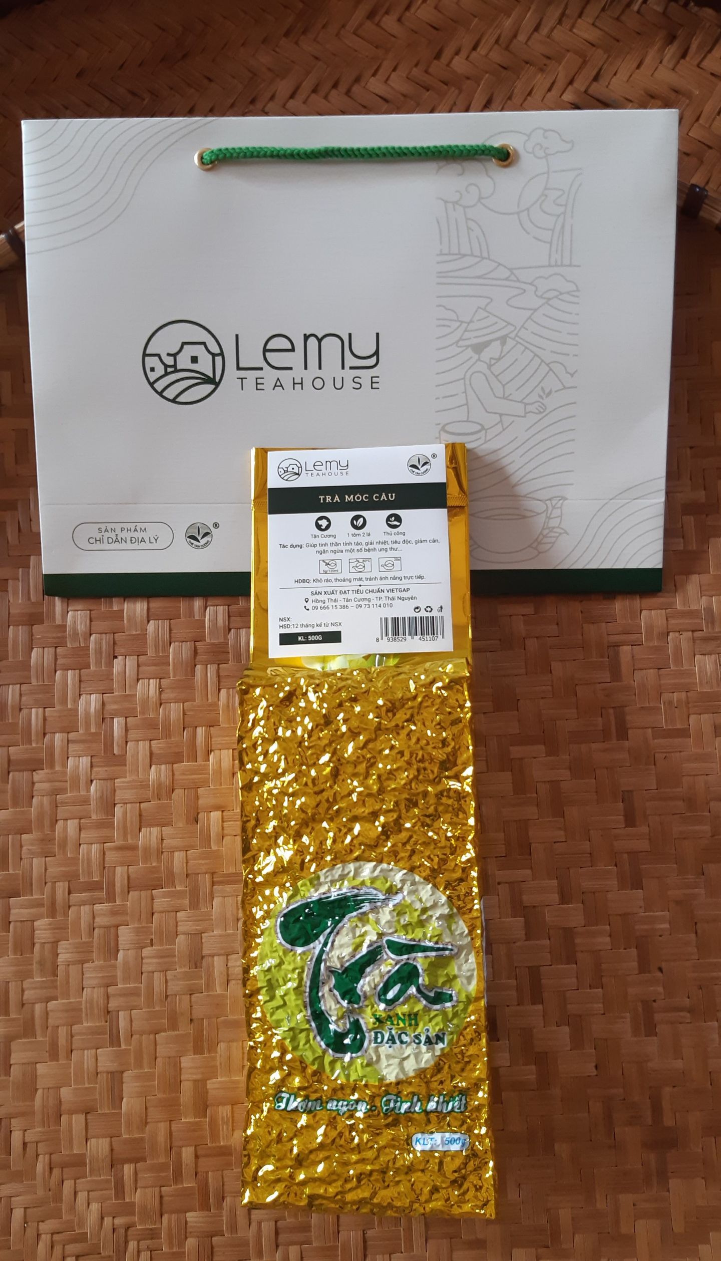 Trà Tân Cương Thái Nguyên 500g Trà búp cao cấp