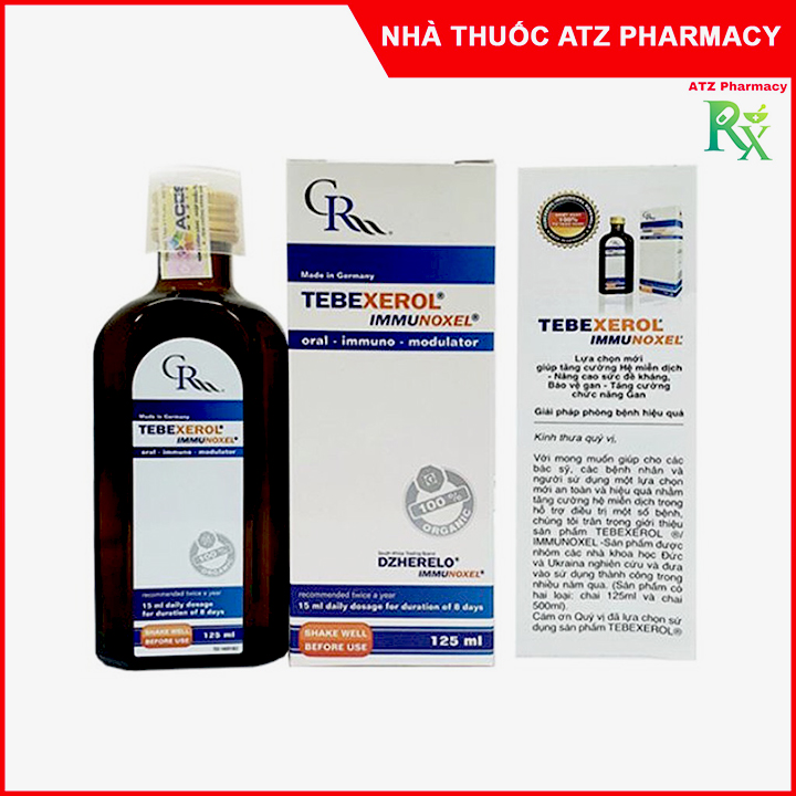 TEBEXEROL IMMUNOXEL (Dạng Nước 125 ml) - Hỗ Trợ Tăng Cường Miễn Dịch Cơ Thể - ATZ Pharmacy