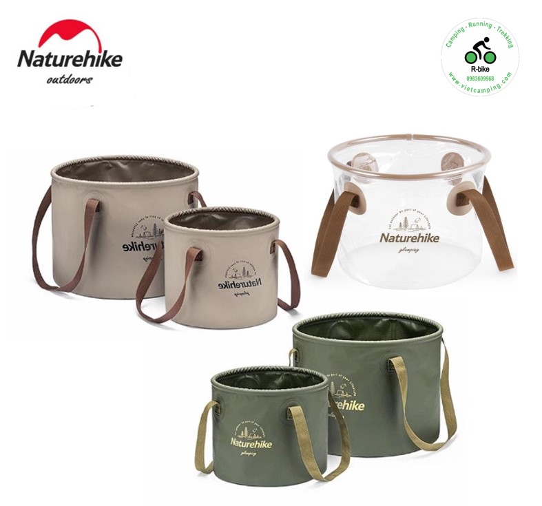 Xô nước dã ngoại gấp gọn Glamping NatureHike NH20SJ040