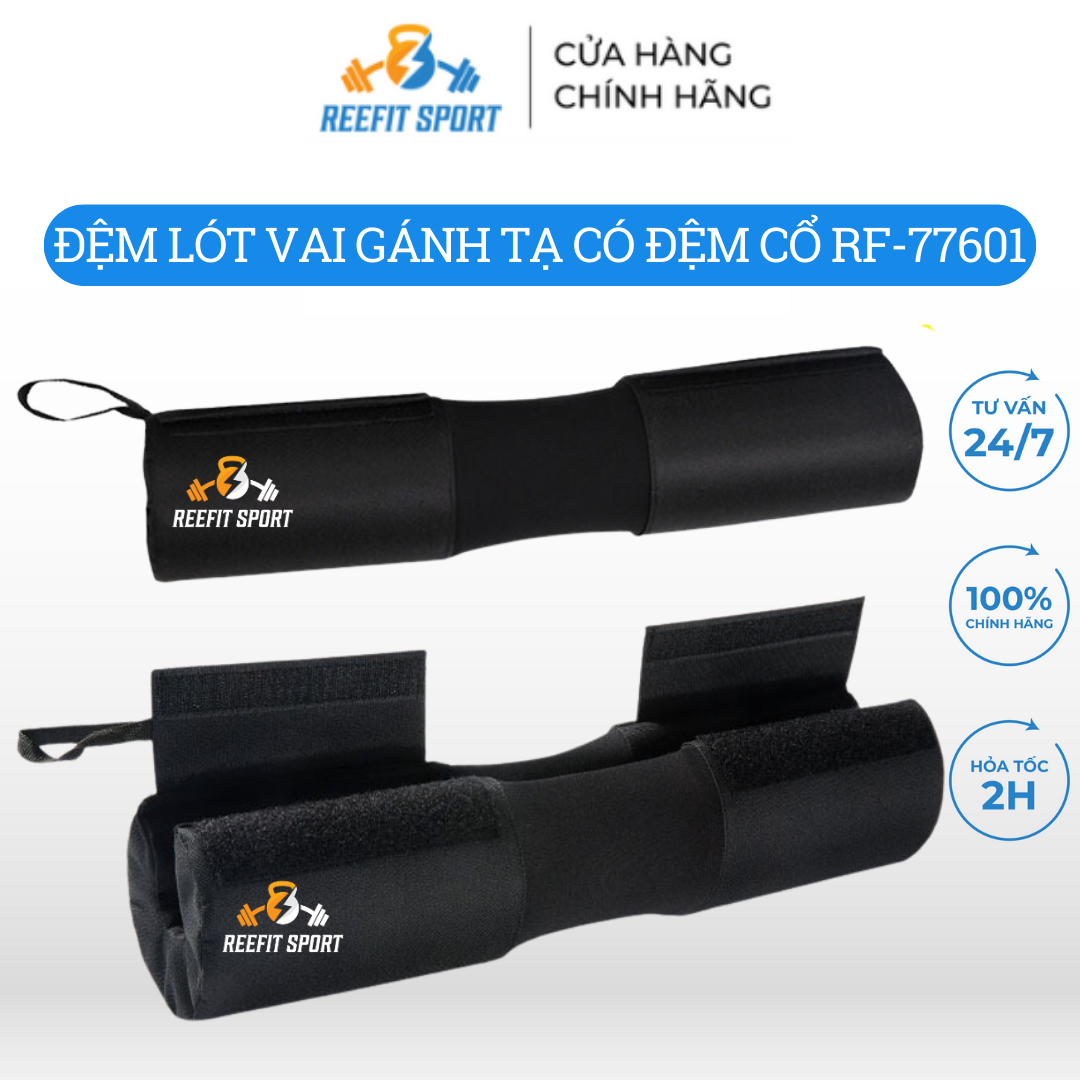 Đệm lót vai hỗ trợ gánh tạ có đệm cổ reefit rf-77601