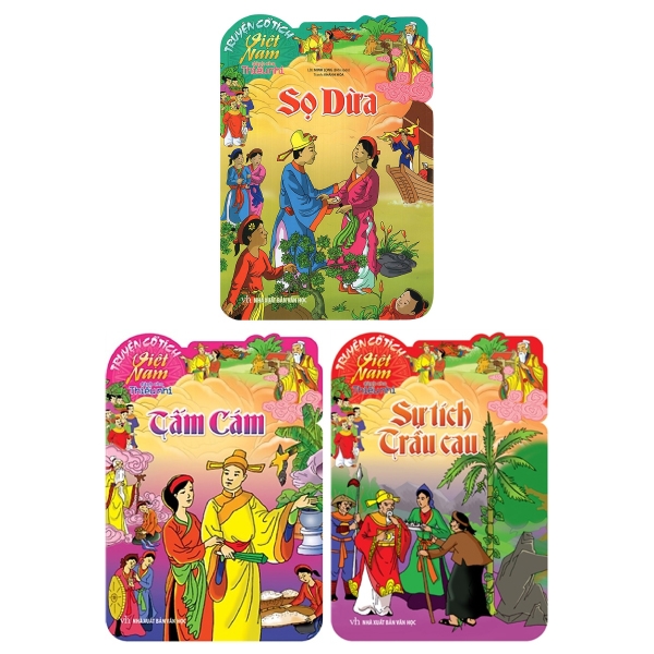 Fahasa - Combo Sách Hay Truyện Cổ Tích Việt Nam Dành Cho Thiếu Nhi: Sọ Dừa + Sự Tích Trầu Cau + Tấm Cám (Bộ 3 Cuốn)