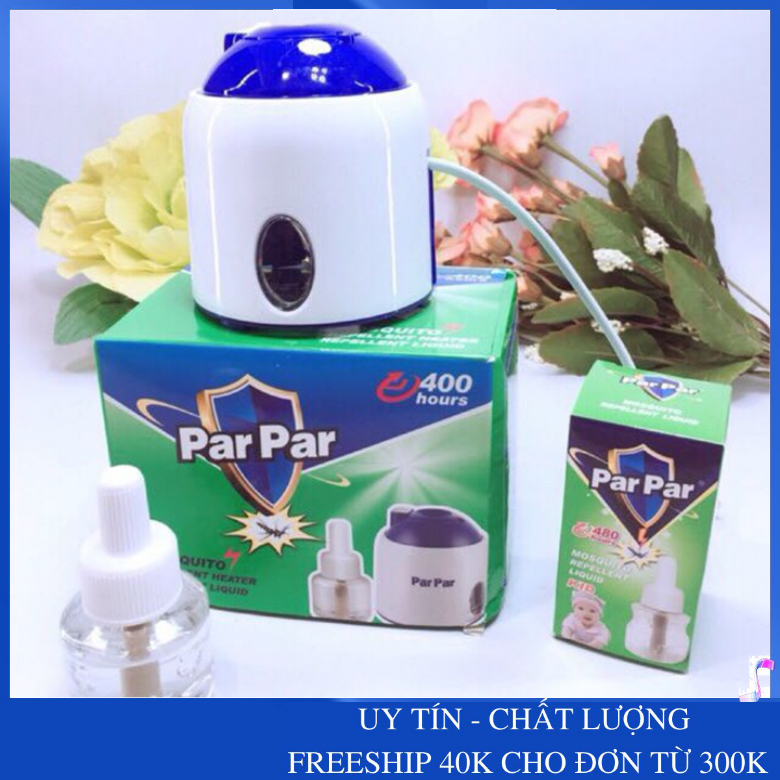 [An Toàn Cho Bé] Máy Đuổi Muỗi Xông Tinh Dầu Par Par