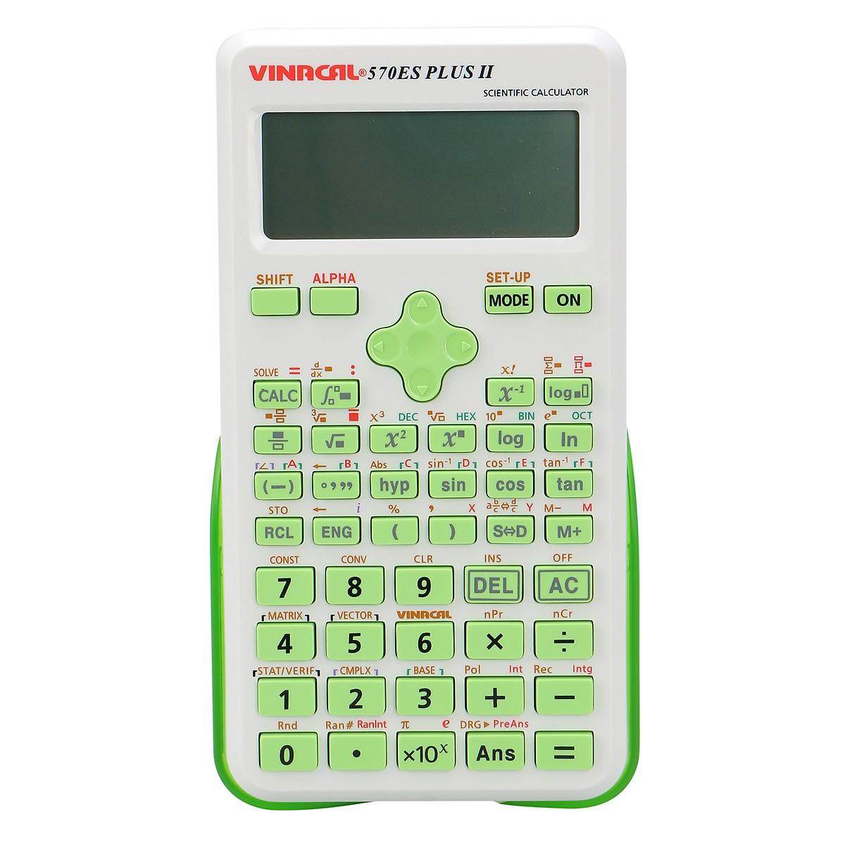 Máy Tính Học Sinh VINACAL 570ES Plus II 4 màu