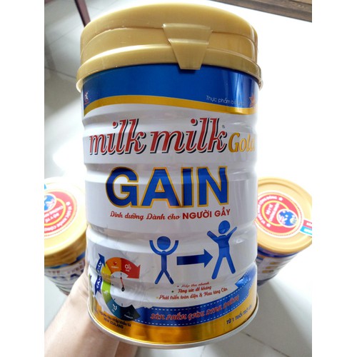 Sữa tăng cân Milkmilk gold Gain hộp 900g (Date mới)