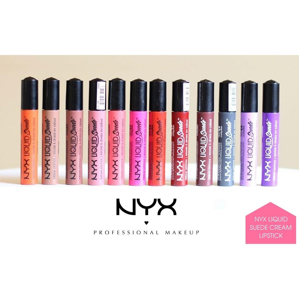 Son kem NYX Liquid Suede Cream Lipstick mềm mại và sánh mịn