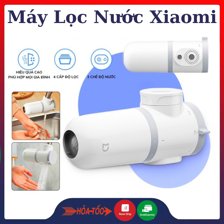 Máy Lọc Nước Tại Vòi Xiaomi Cao Cấp - Tặng Kèm 4 Lõi Lọc - 3 Chế Độ Nước - 4 Cấp Độ Lọc - Chính Hãng - Bảo Hành 24 Tháng