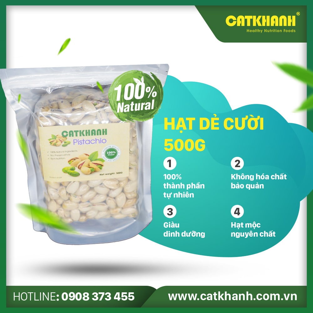 Hạt dẻ cười cát khánh 500gr