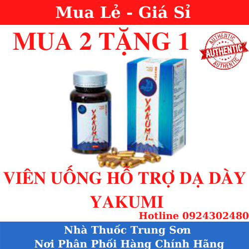 Viên uống dạ dày yakumi plus -công nghệ nano lượng tử nhật bản-hộp 48 viên ts01