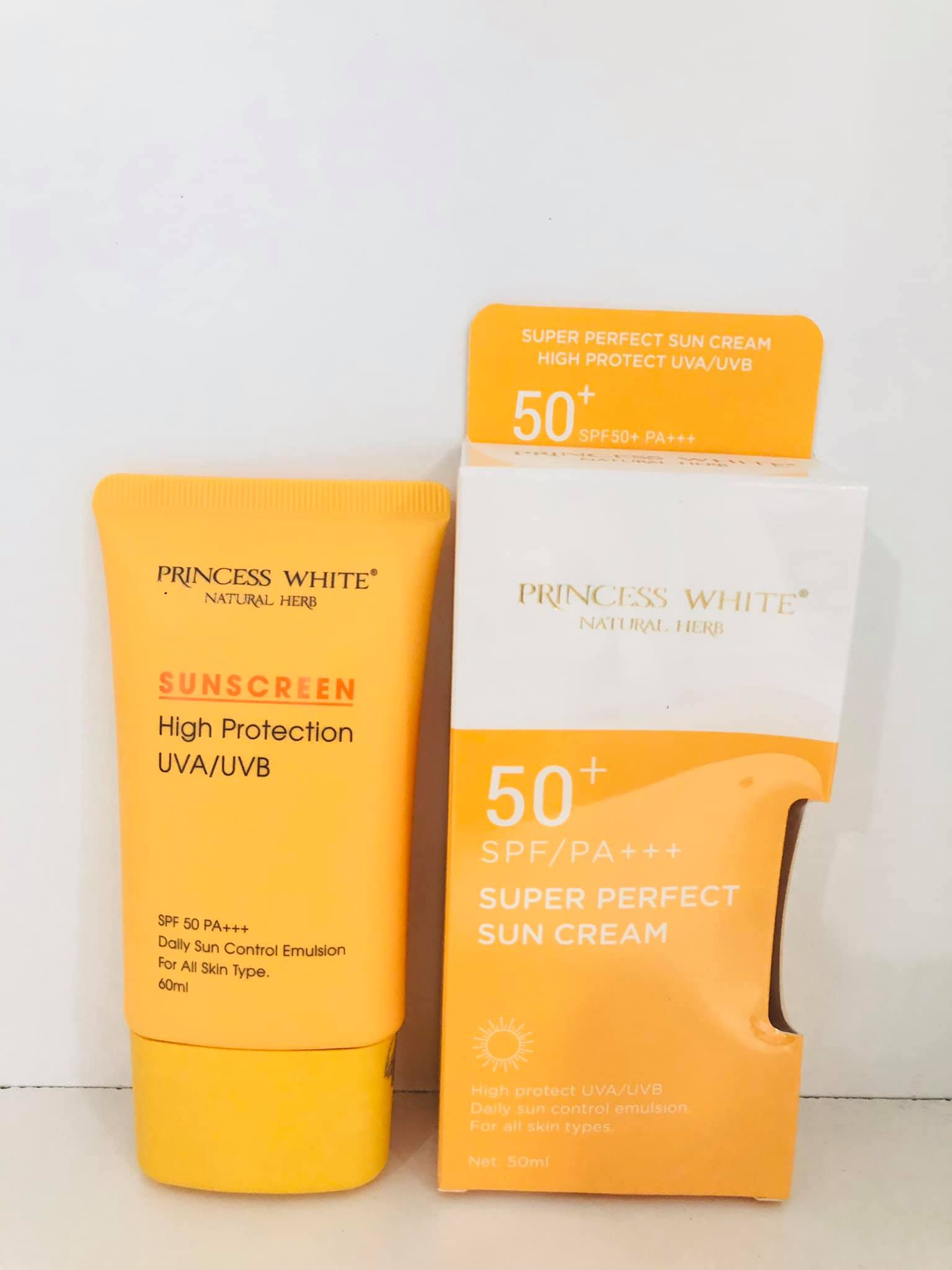 Kem chống nắng trắng da ,kháng khuẩn herskin princess white/50ml