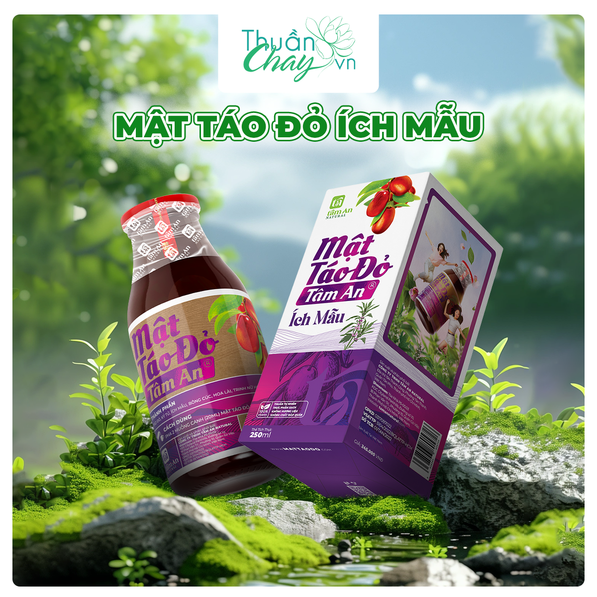  MẬT TÁO ĐỎ ÍCH MẪU TÂM AN 250ml 