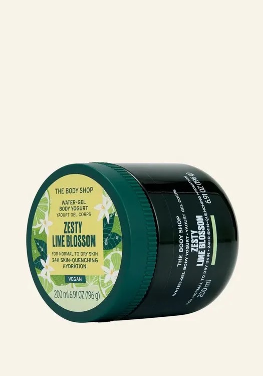 Sữa chua dưỡng thể dưa chuột the body shop zessty lime bloosom body yogurt 200ml