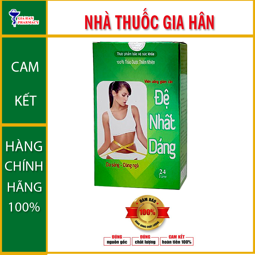 Viên uống giảm cân đệ nhất dáng hộp 24 viên - 100% thảo dược thiên nhiên