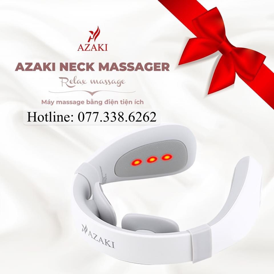 Máy massage vai gáy Azaki - Bảo hành chính hãng 12 tháng