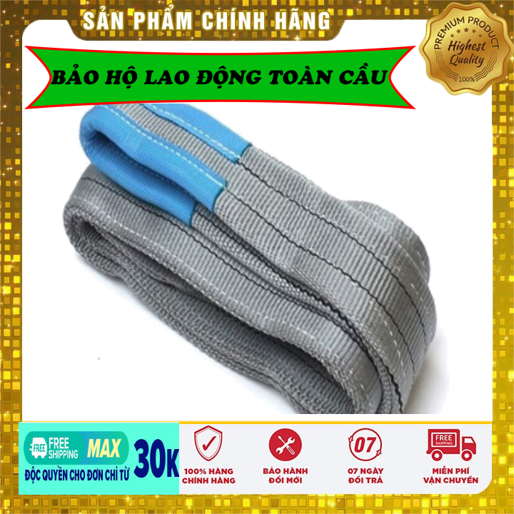 [CÁP VẢI BỆN CẨU HÀNG] - Dây cáp vải cẩu hàng bản dẹp - Dây cáp cẩu hàng nhập khẩu Đức - Cáp cẩu hàng Helios-Đức