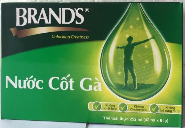 [HCM]Nước Cốt Gà Brands 42ml bộ 6 hũ từ Thái Lan- PP Sâm Yến 3A