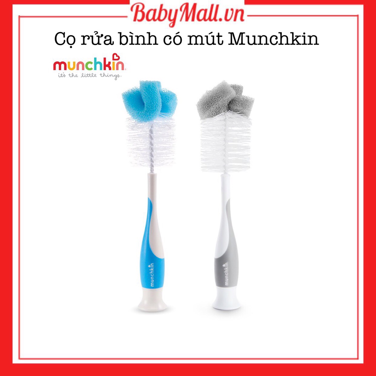 Cọ rửa bình có mút Munchkin Babymall.vn
