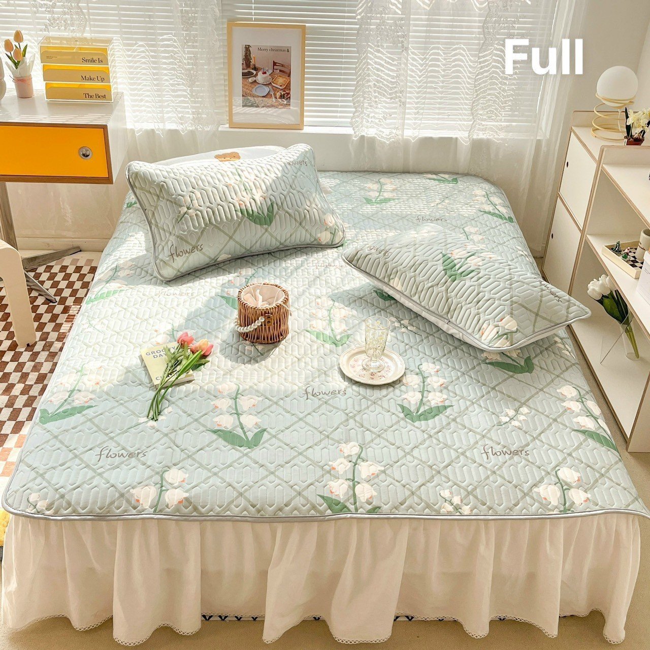 [HCM]Chiếu Điều Hòa Cho Mùa Hè Oi Bứcchiếu Điều Hòa 5DĐiều Hòa Nhiệt Độ Cơ Thể Để Người Nằm Luôn Cảm Thấy Thoải Mái Thoáng Mát Vào Mùa Hè Và Ấm Áp Vào Mùa ĐôngTặng Kèm 2 Vỏ Gối Cùng Bộ Với Chiếu