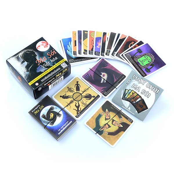 Combo bài Ma Sói Việt hóa bộ cơ bản và mở rộng chất lượng cao