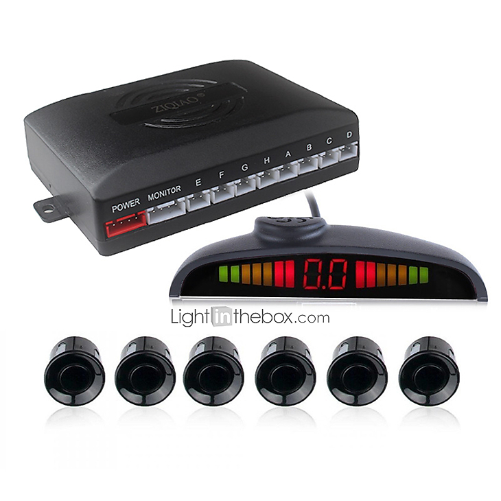 Bộ CẢM BIẾN LÙI 6 mắt cảnh báo va chạm Ô tô bảo hành 6 tháng