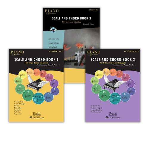 Piano Adventures Scale and Chord: Book 1, Book 2, Book 3