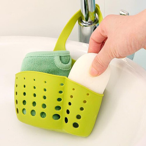 Giỏ Silicon treo đồ rửa bát chén/ giỏ treo nhà tắm
