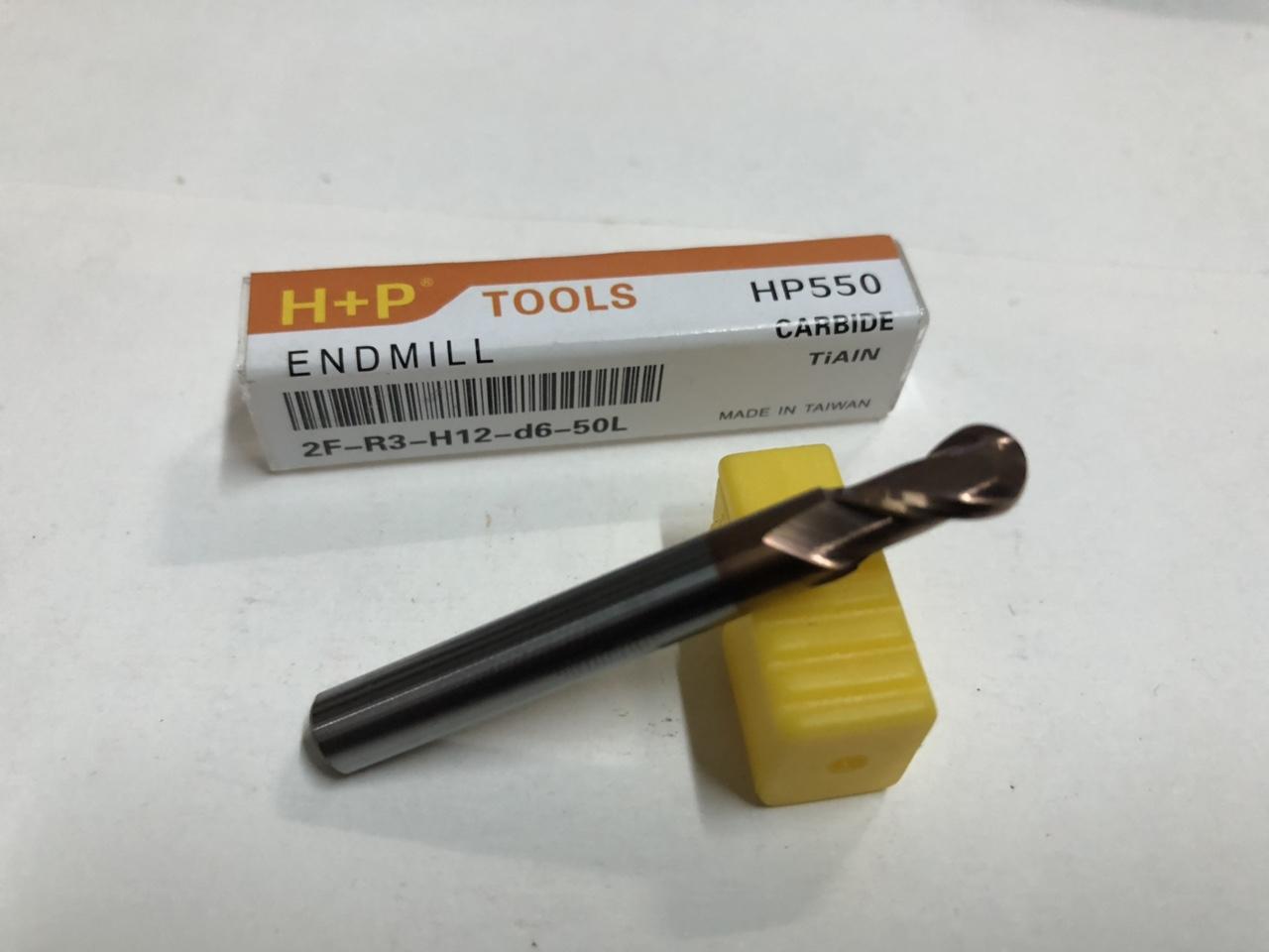 Mũi phay hợp kim CNC vàng (6 ly) cầu 2me cao cấp loại 1 H+P