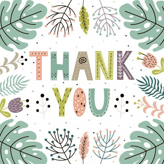 100 tag thanks card cảm ơn