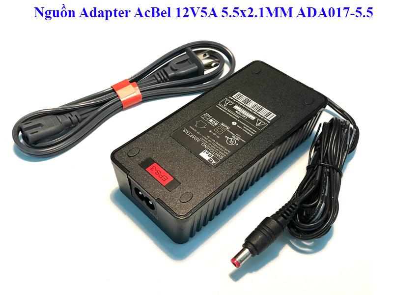 Nguồn 12V5A AcBel chuyên cho đầu ghi hình và camera loại tốt