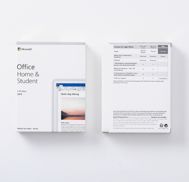 Microsoft office 2019 home and student| gói mua một lần dùng trọn đời cho windows 10/11