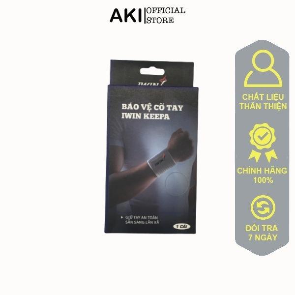 Bó cổ tay Iwin, phụ kiện thể thao đá bóng nam chính hãng cao cấp - GI001