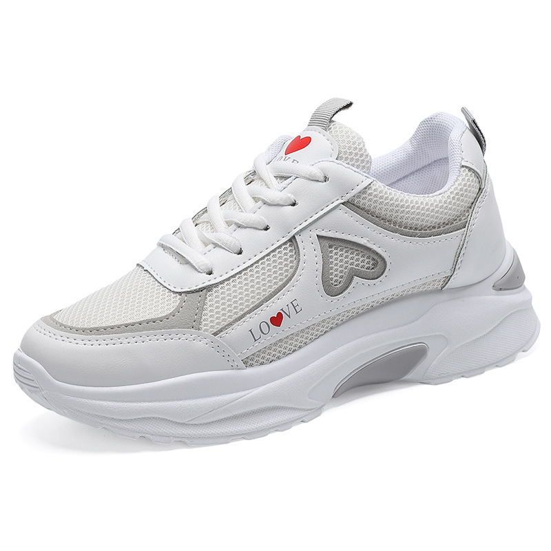 GIÀY THỂ THAO NỮ LOVE ĐẾ ĐỘN DA PHỐI LƯỚI Bỗng shop LOV-150