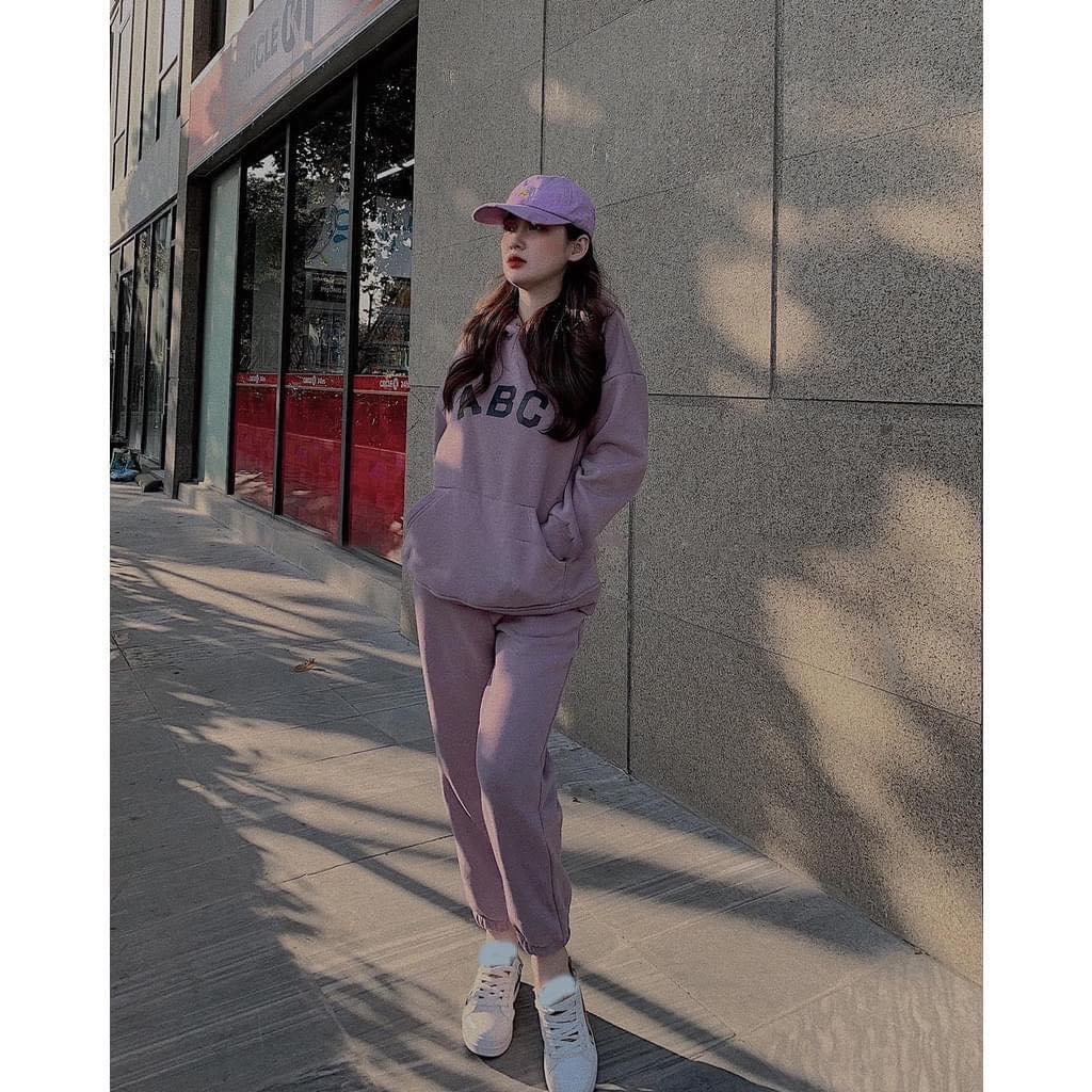 Bộ abc chất nỉ cho nữ