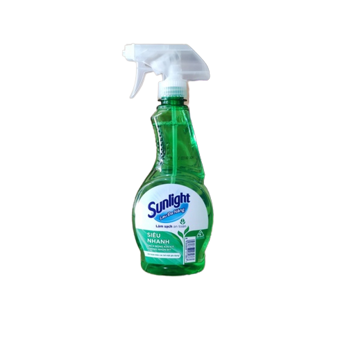 Nước lau đa năng Sunlight chai 520ml siêu nhanh sạch vết bẩn trong 10 giây - dạng chai xịt tẩy rửa v