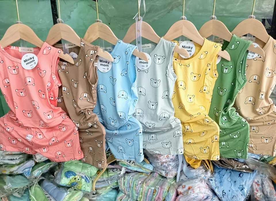 Bộ Ba Lỗ thun lạnh Minky Mom  Cho Bé In Họa Tiết Cho Bé ẢNH VÀ VIDEO SHOP TỰ CHỤP| 6-17KG| G9
