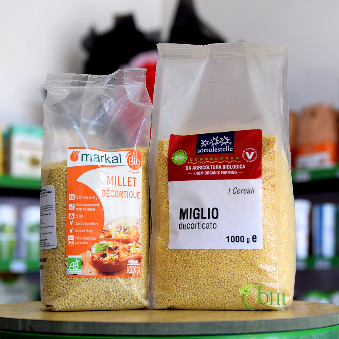 Hạt kê vàng hữu cơ 500g - markal / sotto