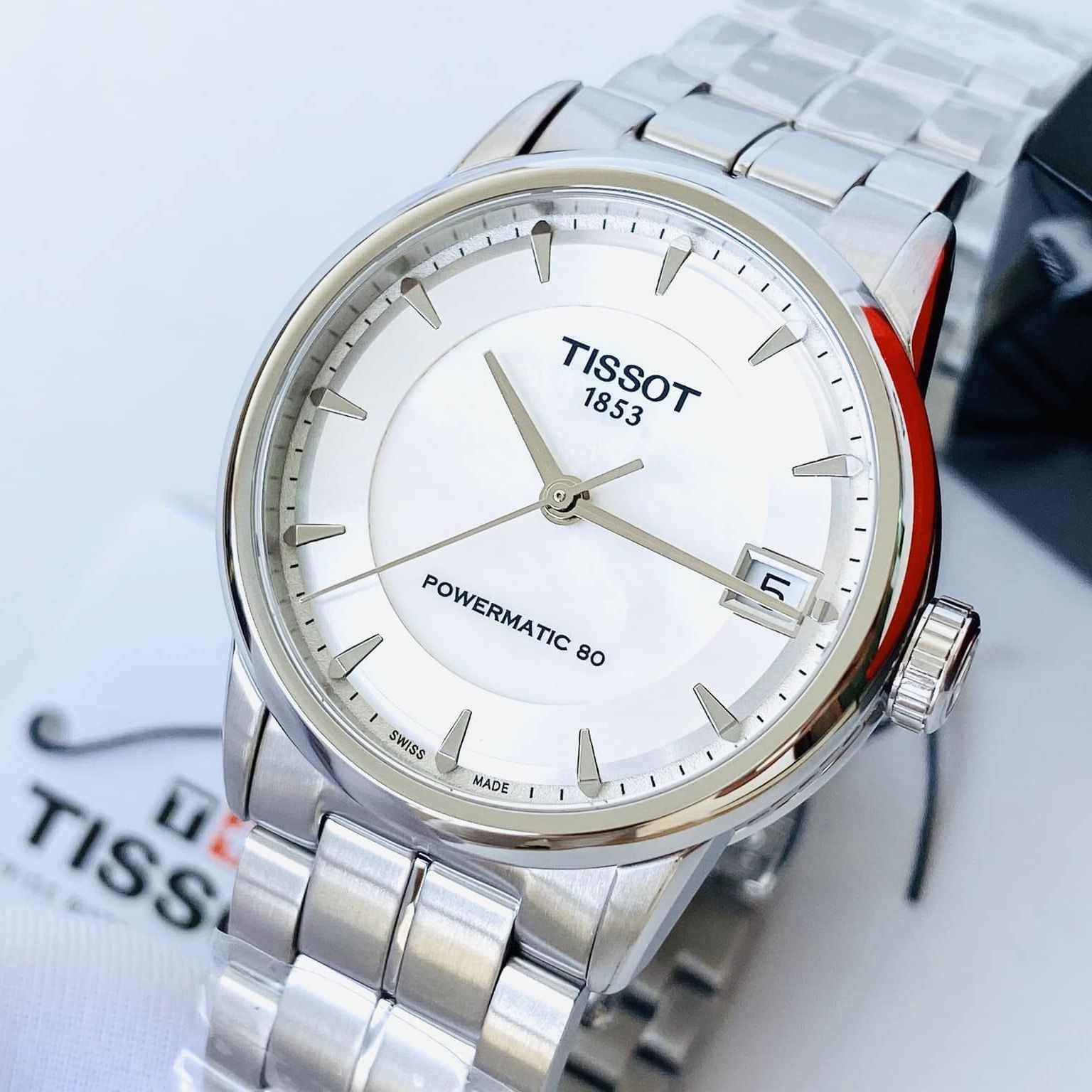 Đồng hồ Nữ chính hãng Tissot T086.207.11.111.00 Size 33-Máy Cơ-Dây kim loại cao cấp