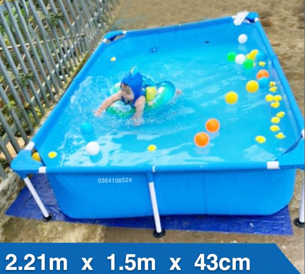 Hồ bơi cho trẻ, bể bơi lắp ghep khung kim loại Bestway 56401