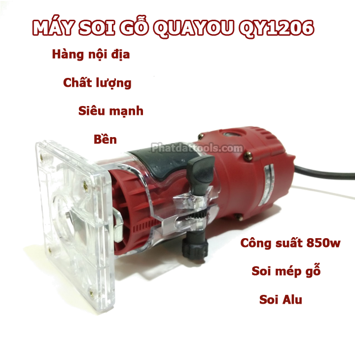 Máy soi gỗ quaiyou qy1206 -công suất 850w-bảo hành 6 tháng