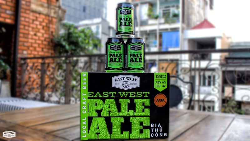 Lốc 4 lon bia east west pale ale