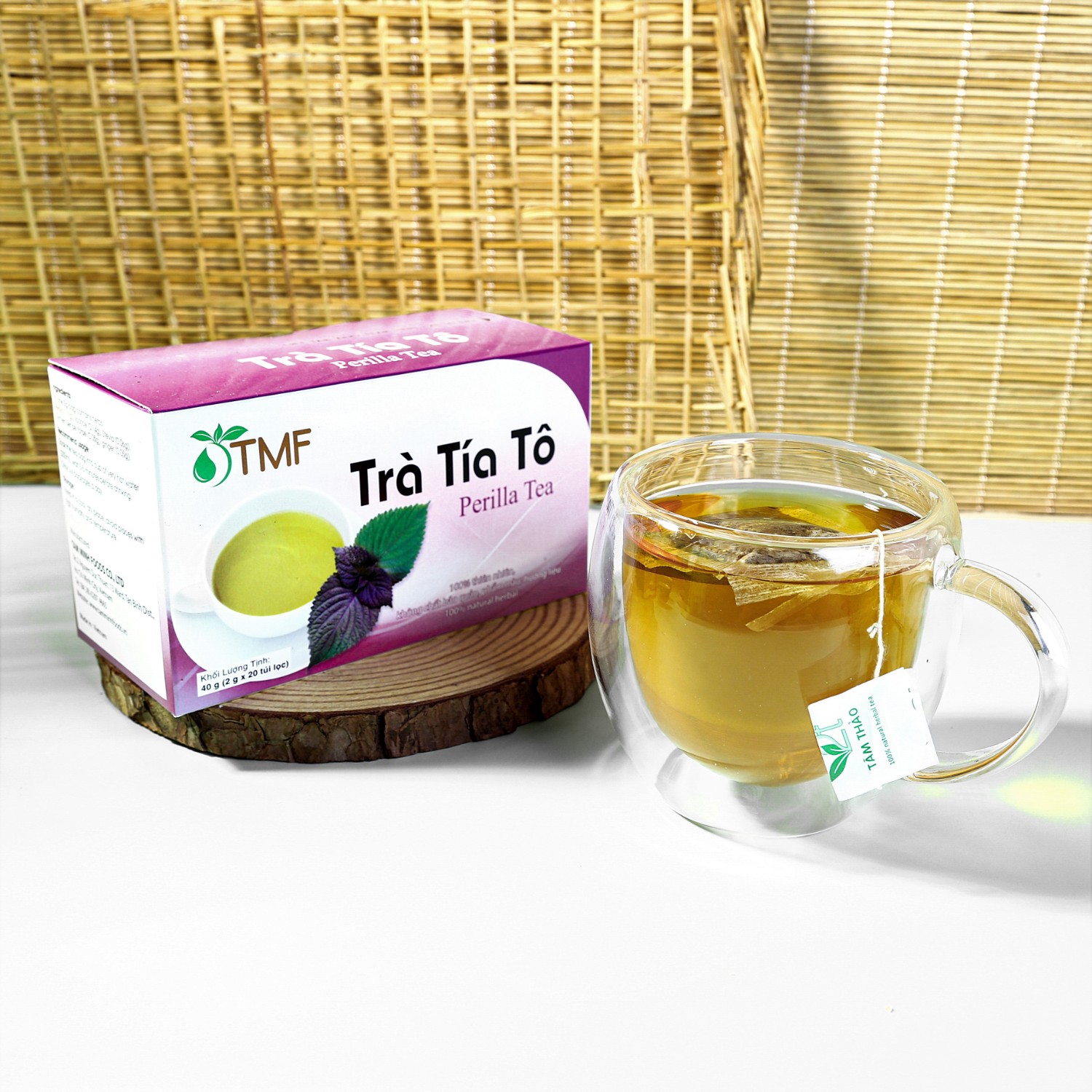 Trà tía tô tâm minh 20 túi lọc