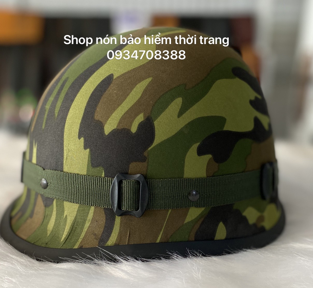 NÓN BẢO HIỂM LÍNH MỸ RẰN